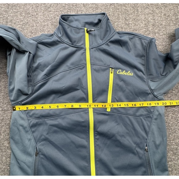 Cabelas XPG Softshell Windstopper Jacket Men's Sz M Blue Zip Outdoor Hiking - Picture 7 of 16